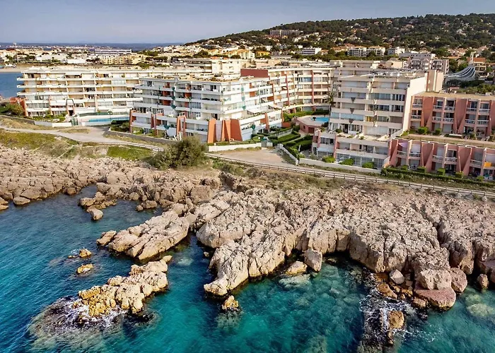 Appartement de 47m² avec terrasse face à la mer, 6 personnes - FR-1-472A-226